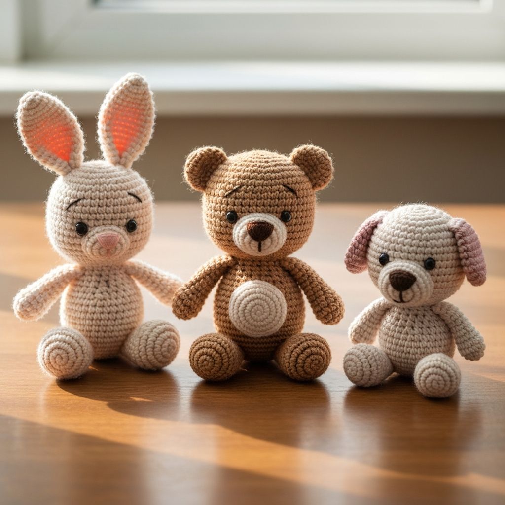 Adorable crochet animals